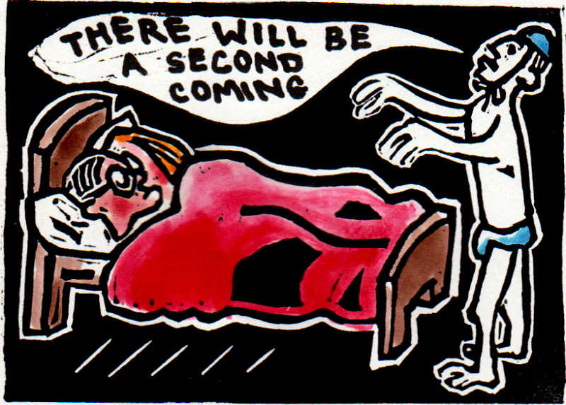 We haven't seen the last of Tony Abbott. Cartoon by Natasha Williams-Novak