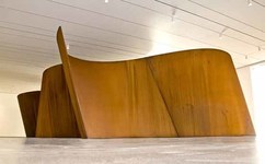 Picture Richard Serra arranges great curving steel plates to create powerful sculpted passageways to be experienced within and without.